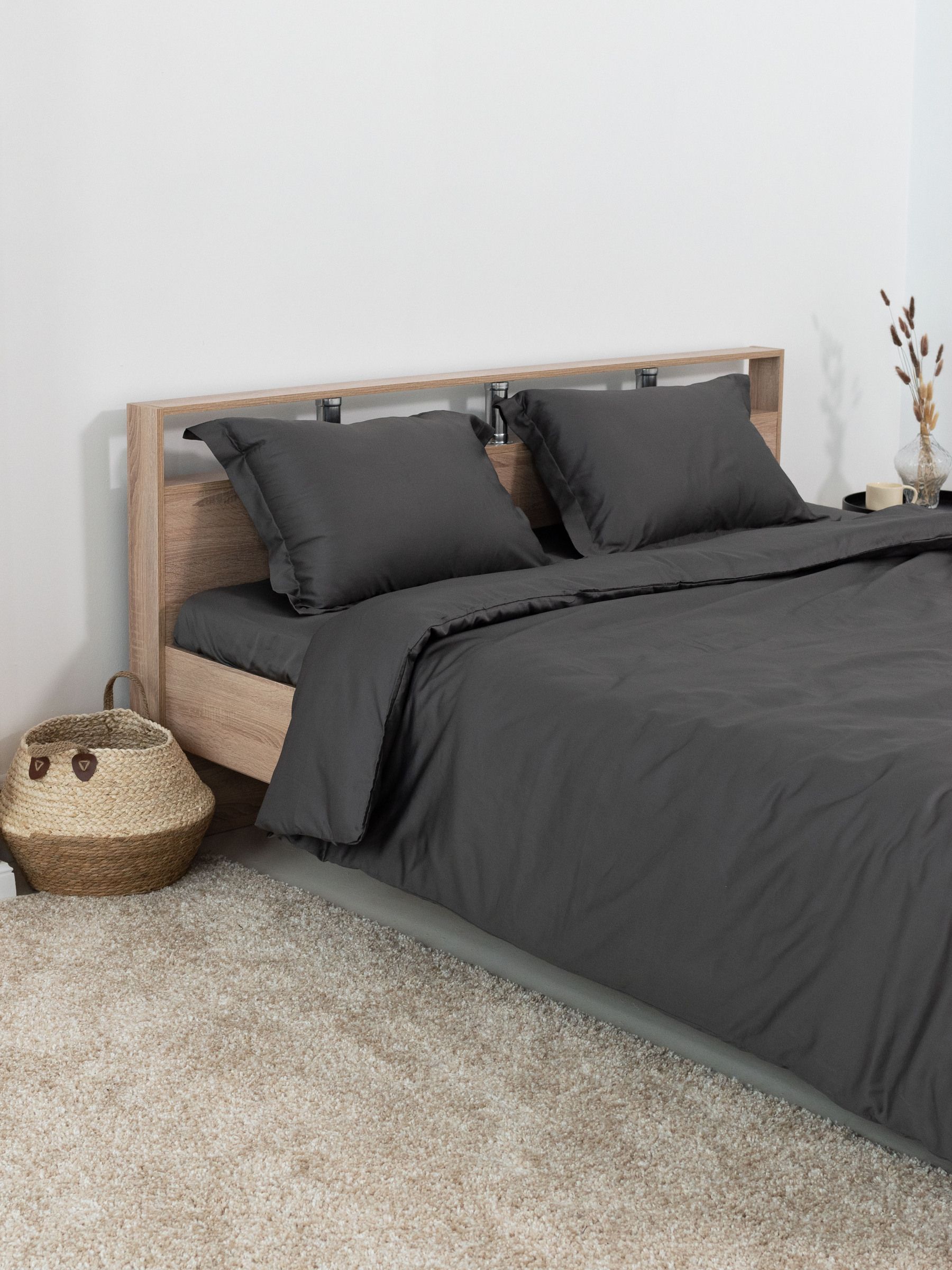 FeresahyggeКомплектпостельногобелья,Сатин,Двуспальный,наволочки50x70