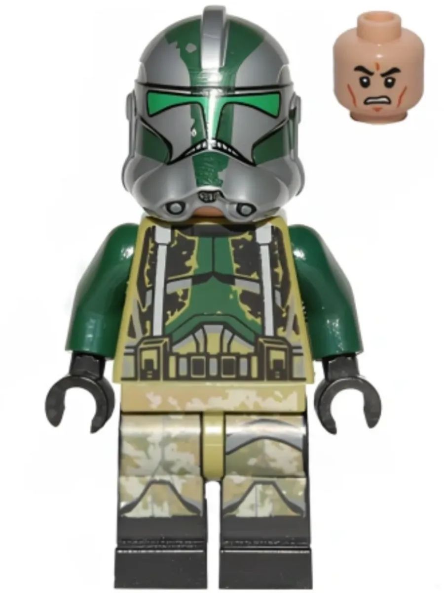 Фигурка клон отряда коммандера Гри / Война Клонов / Star Wars (АРХИВ)
