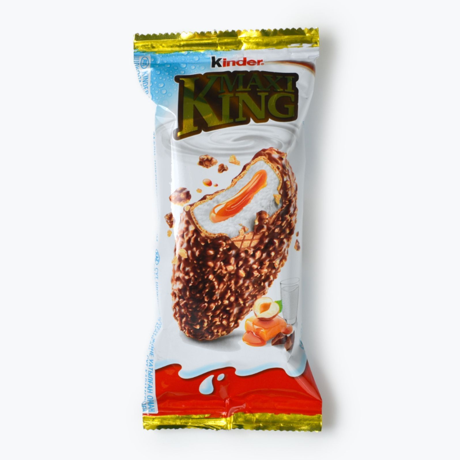 Вафлясмолочно-карамельнойначинкой36,75г,КиндерМаксиКинг