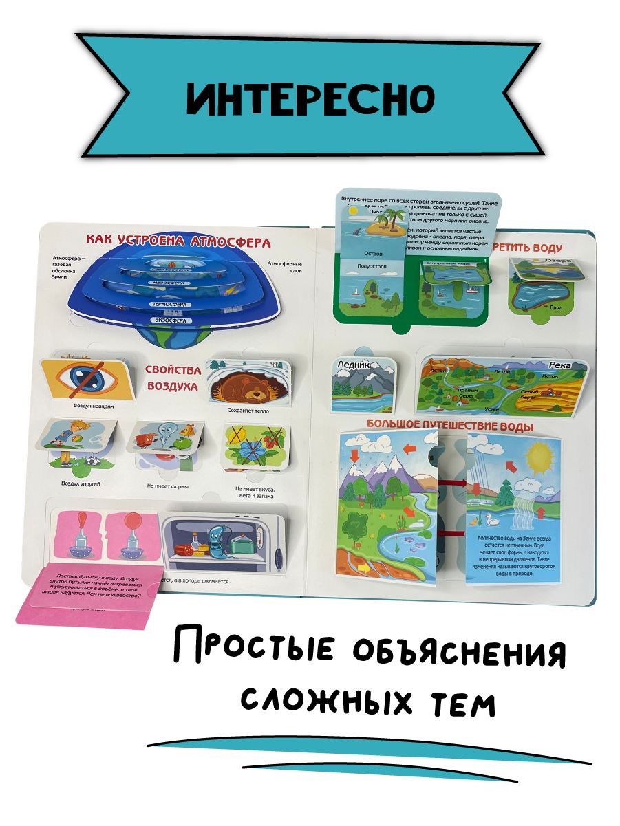 Книга детская энциклопедия с окошками Виммельбух | Children's Encyclopedia with Windows Wimmelbuch - Ozon image 3