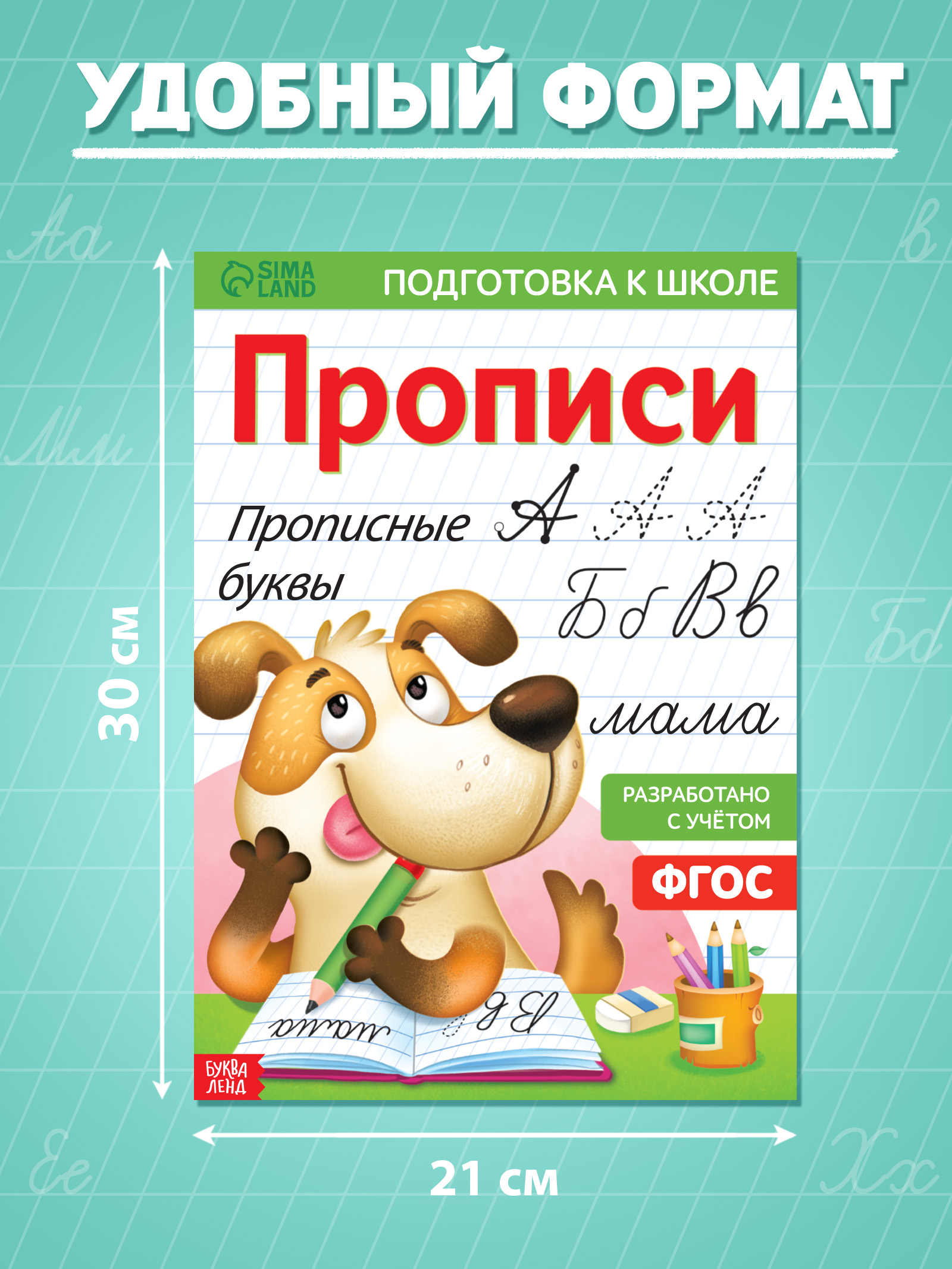 Прописи для дошкольников, Буква-Ленд "Прописные буквы", подготовка к школе | School VPR Practice Tests - Ozon image 1