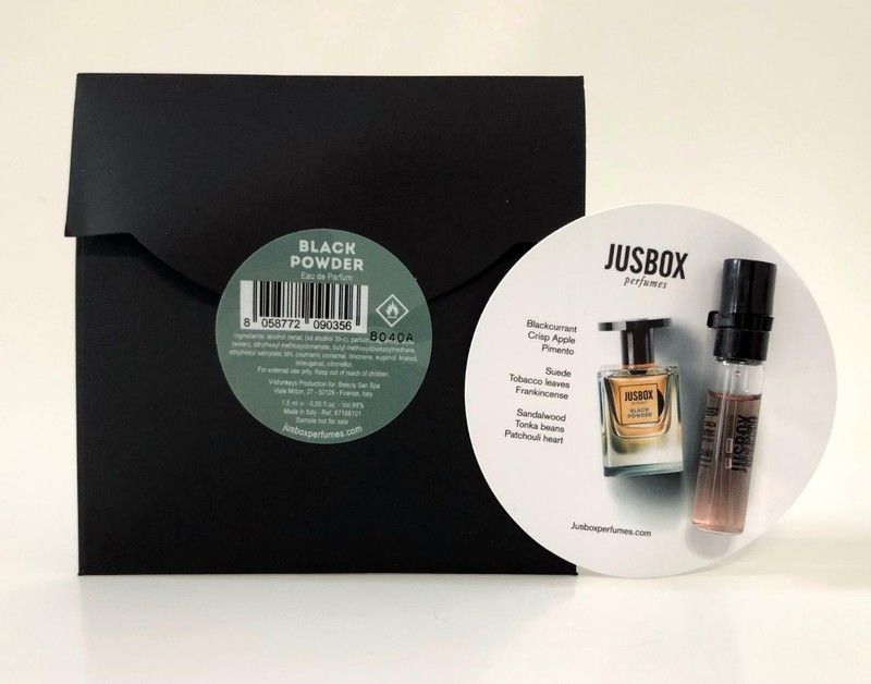 JUSBOX Black Powder 1.5 мл sample парфюмерная вода купить