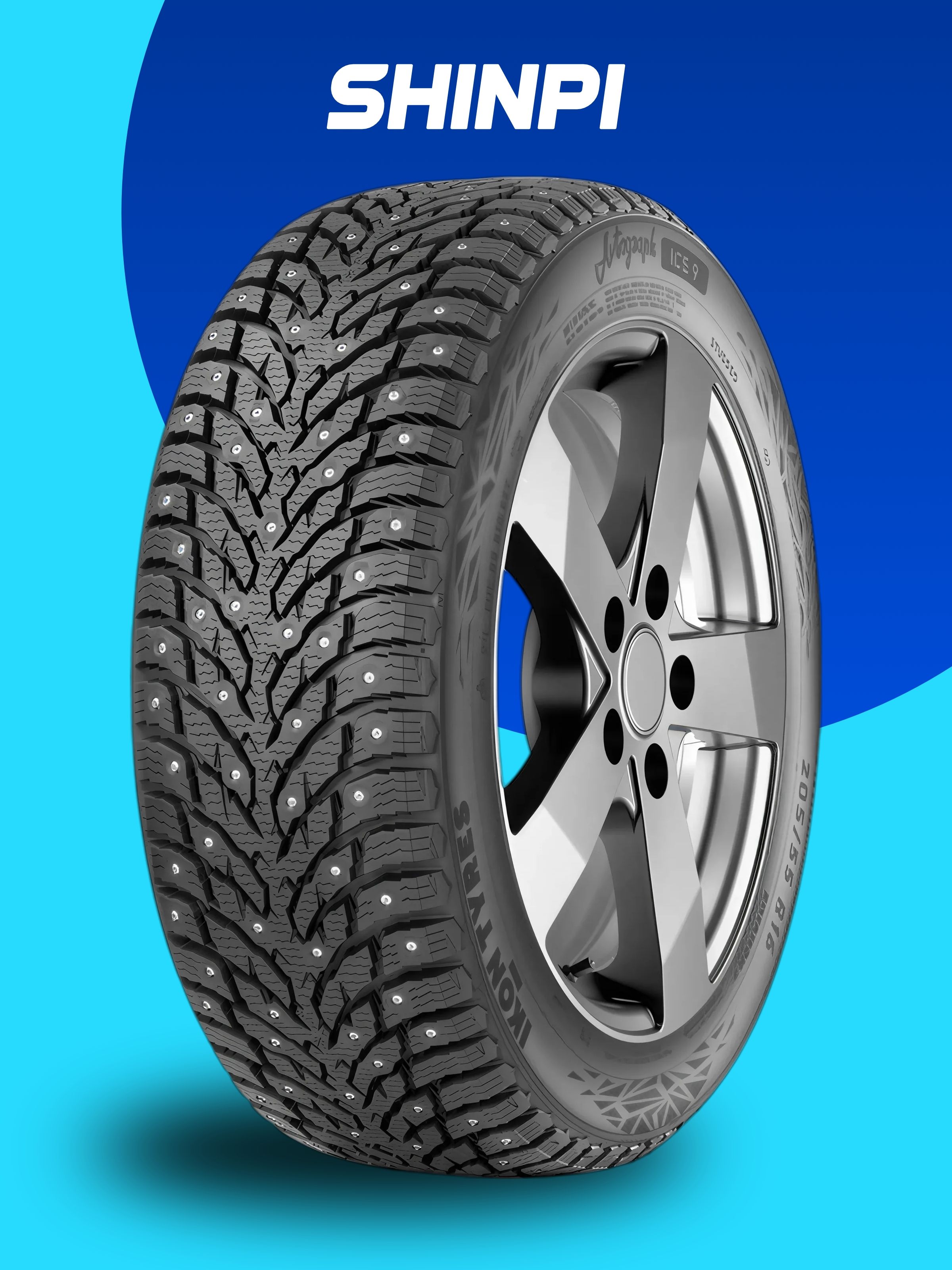 Ikon Tyres Autograph Ice 9 Шины зимние 175/65 R14 86T Шипованные ...