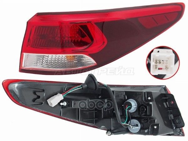 Фонарь задний Kia Cerato 08-13 / Forte 08-13 (Справа/ 4D SED)