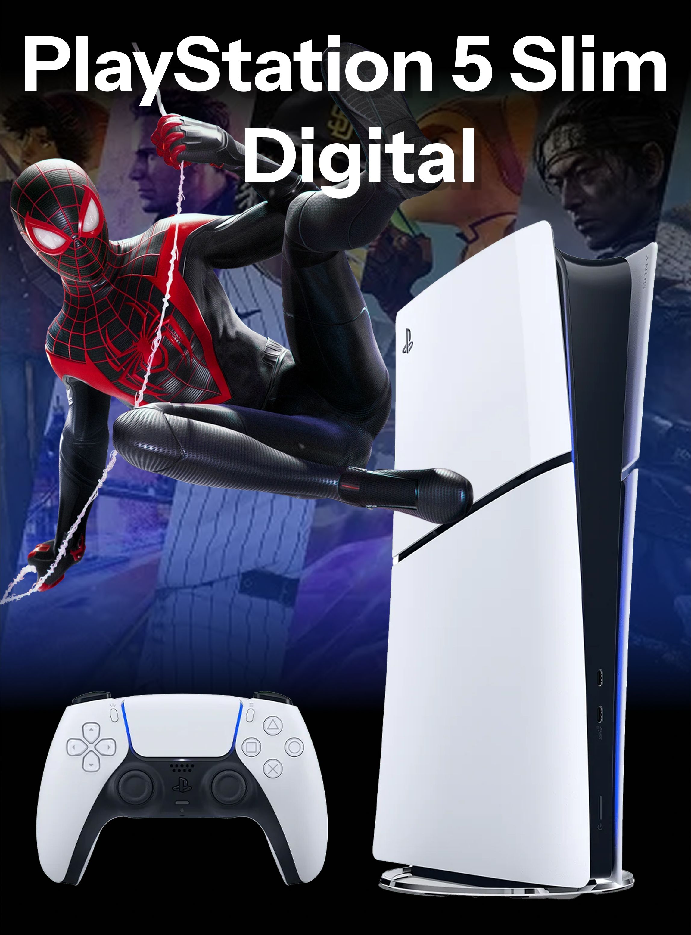 Игровая приставка Sony PlayStation 5 Slim (CFI-2000 B01) Digital