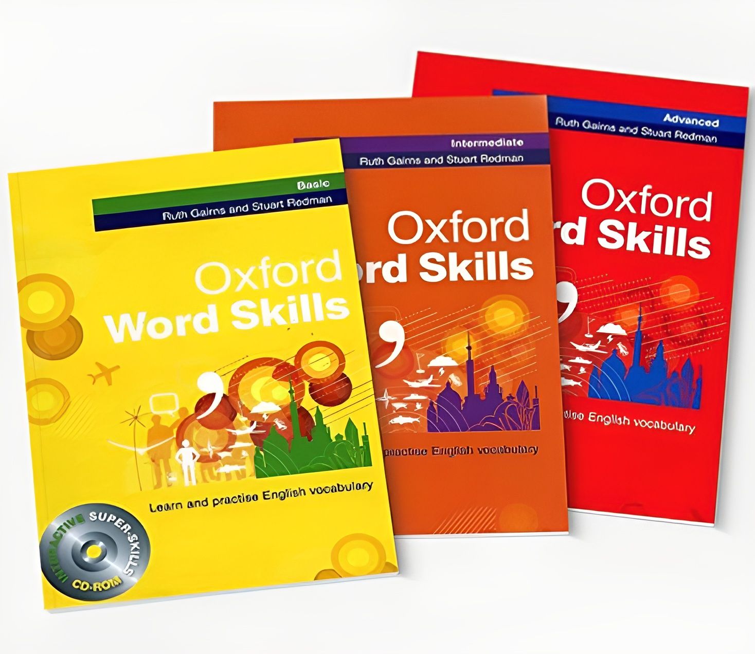 Oxford Word Skills Basic + Intermediate + Advance and CD-ROM Pack ...
