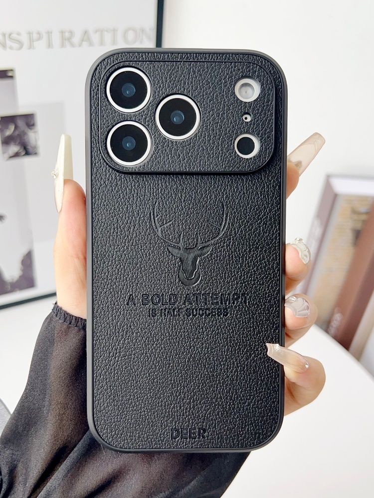 智能手机壳 用于 Apple iPhone 17, 热塑性聚氨酯, 黑色
