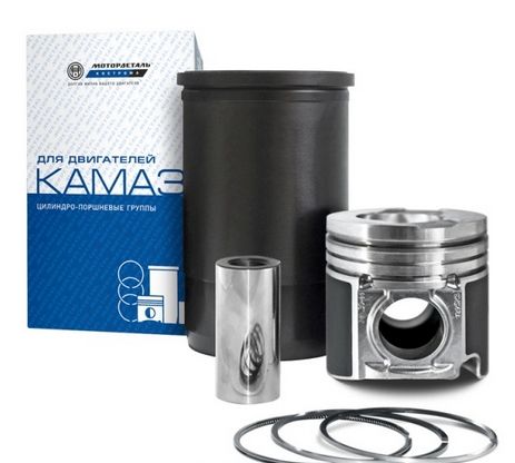 Поршневая группа Камаз-740 и мод.Евро-2 (гильза  поршень  п/кольца) Дальнобой (Мотордеталь-Кострома)