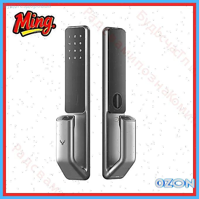 Умный дверной замок Lockin Smart Door Lock S30 Pro Fingerprint unlock NFC(Mihome APP),серый #1