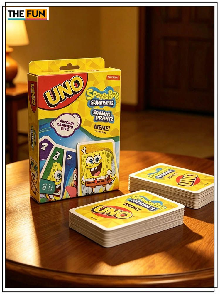 Настольная карточная игра UNO SpongeBob SquarePants карт, Привет, Новая версия игры для всей семьи #1