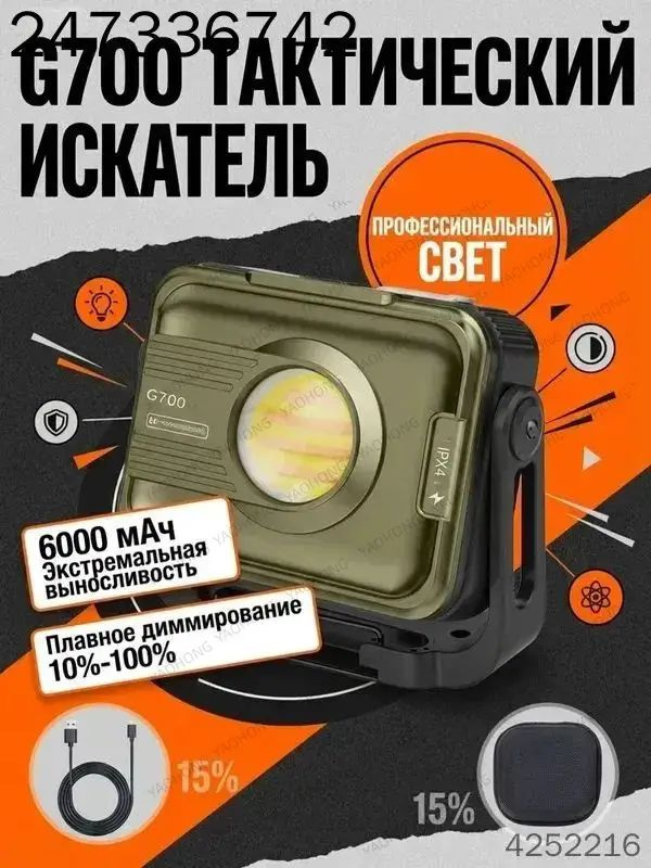Фонарь-прожектор #1