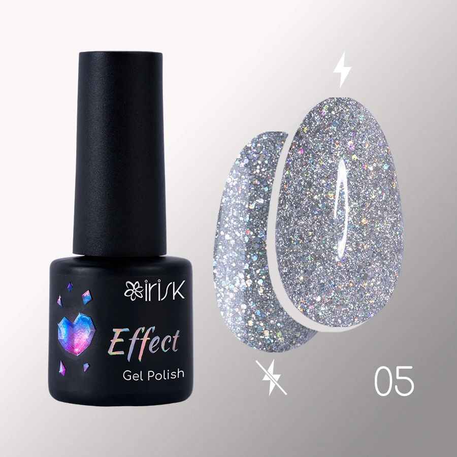 Irisk, Effect Gel Polish Reflective - светоотражающий гель-лак для ногтей с эффектом №05, 5 мл #1