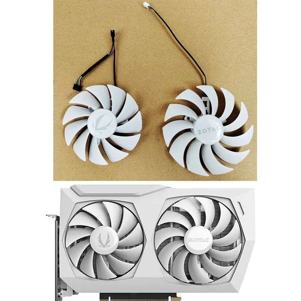 Ventola Di Ricambio Per Scheda Video ZOTAC RTX 3060/3060 Ti - 88mm 4 Pin - Ventola Silenziosa - Foto 8
