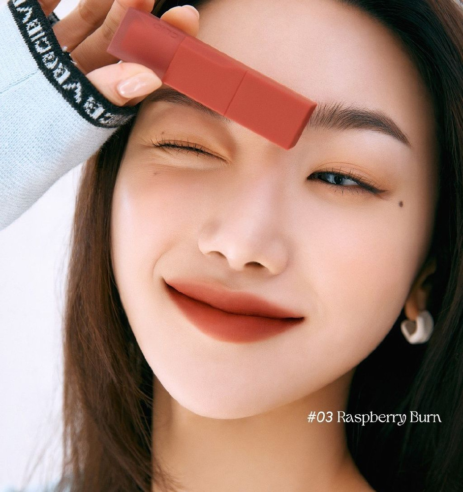 Clio матовый тинт для губ помада chiffon blur 03 Rasberry Burn - купить ...