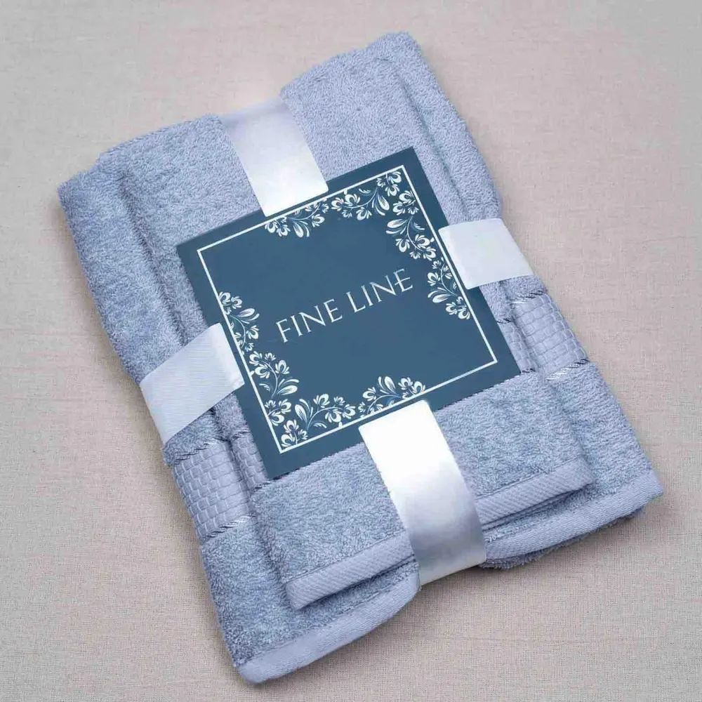 Набор полотенец для лица, рук или ног Fine Line Комплект из 2х махровых ...