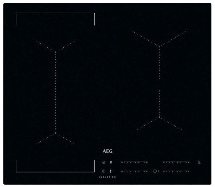 AEG Индукционная варочная панель IKE64441IB, черный #1