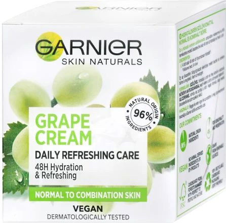 Garnier Skin Naturals Крем для лица дневной Grape с экстрактом винограда, увлажняющий 48 ч, 50 мл (из #1