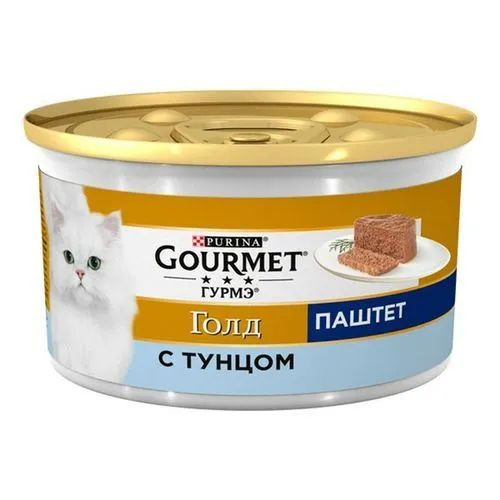 Gourmet Gold для кошек паштет с тунцом (12шт по 85г) #1