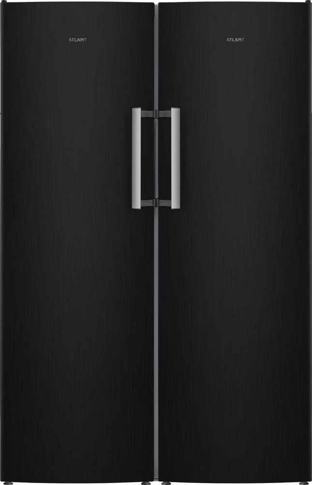 ATLANT Холодильник 1602-150+7606-152-N, черно-серый #1