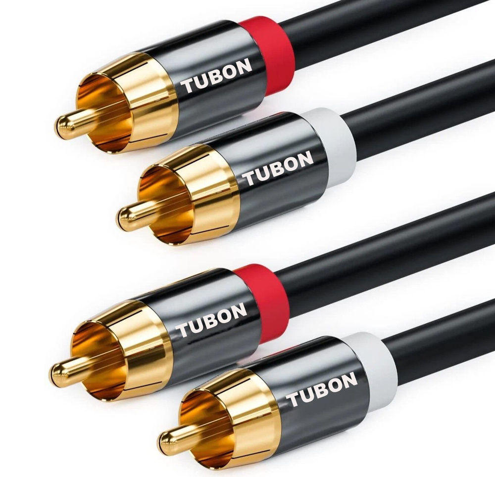 Кабель TUBON Аудиокабель 2RCA/2RCA R004 3м #1