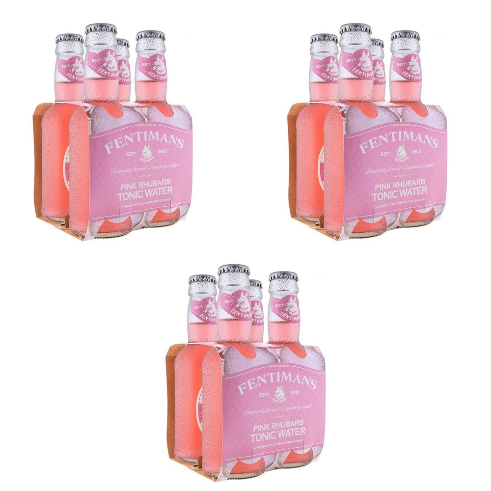 Напиток Fentimans Pink Rhubarb Tonic Water, 0,2 х 12 бут #1
