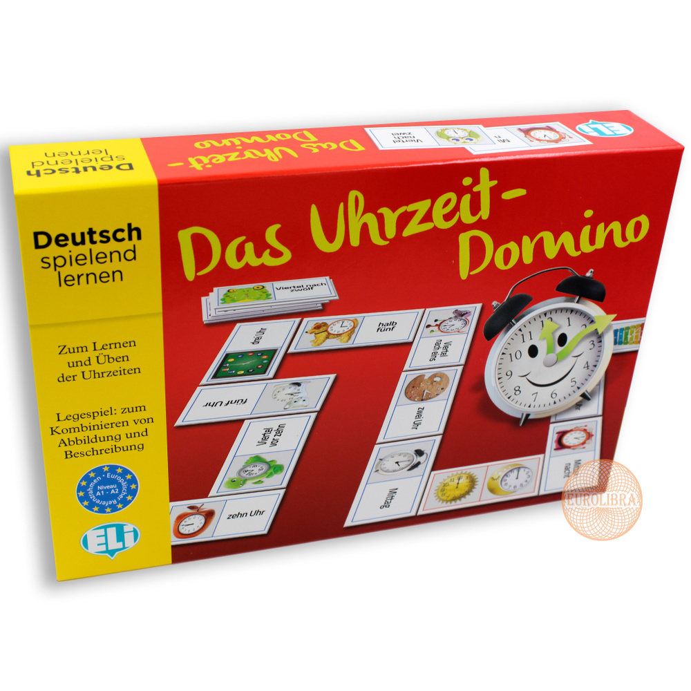 DAS UHRZEIT-DOMINO (A1) / Обучающая игра на немецком языке 