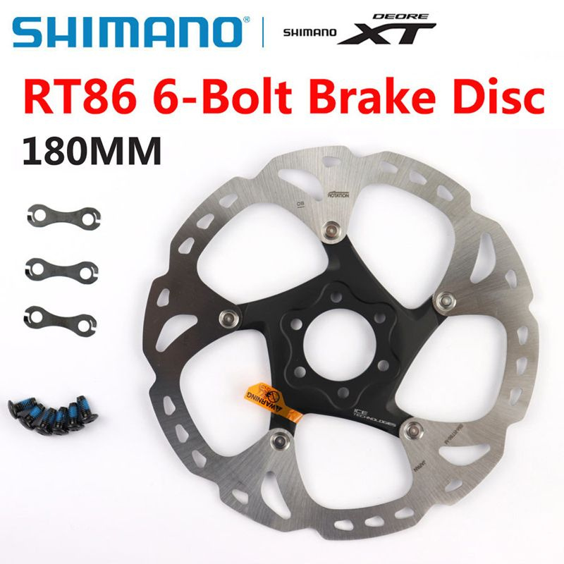 Тормозной диск Shimano SM-RT86, 180мм, крепление 6 болтов, нержавеющая сталь, без коробки  #1