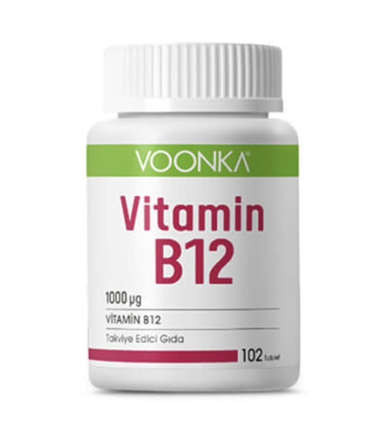Voonka Витамин B12 102 таблетки 1000мг - купить с доставкой по выгодным ...