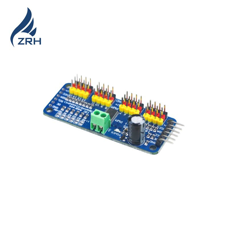 16-канальный ШИМ сервоконтроллер робота IIC модуль драйвера интерфейса ...
