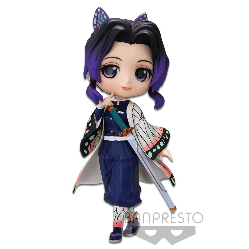 Фигурка Q Posket Demon Slayer Kimetsu No Yaiba Shinobu Kocho (Ver.A)  BP17624P - купить с доставкой по выгодным ценам в интернет-магазине OZON  (1440620450)