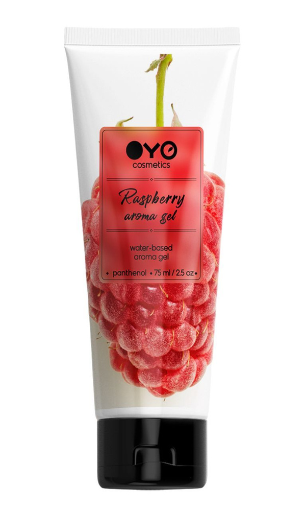 Лубрикант на водной основе OYO Aroma Gel Raspberry с ароматом малины - 75 мл.  #1