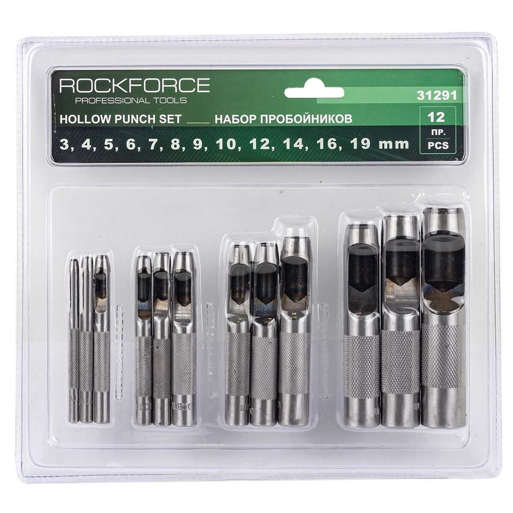 Набор пробойников, 12 пр RockForce RF-31291 - купить по выгодной цене в ...