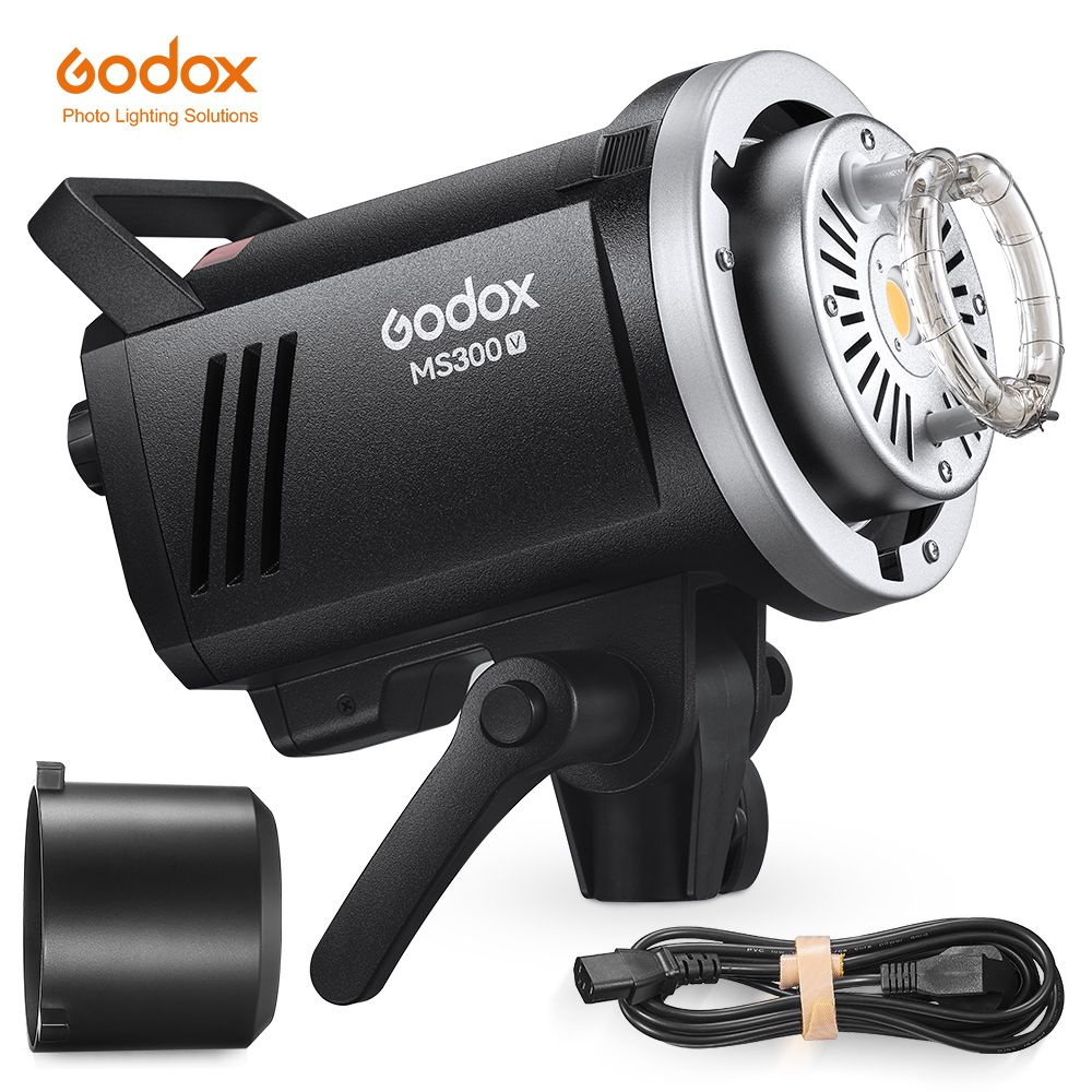 Godox 300 Вт MS300V светодиодная студийная вспышка Встроенный 2,4G беспроводной приемник легкий компактный #1