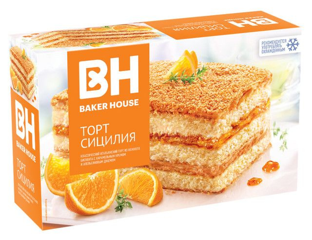 Baker House Торт бисквитный Сицилия 350 гр. #1