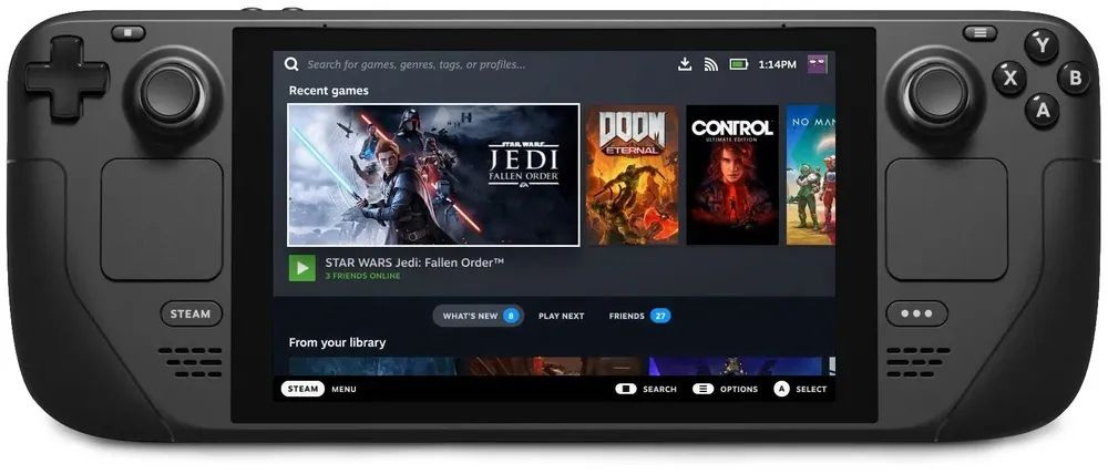 Портативная игровая консоль Valve Steam Deck стим дек 256GB #1