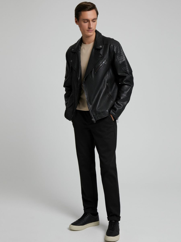Куртка кожаная Urban Fashion for Men - купить с доставкой по выгодным ...