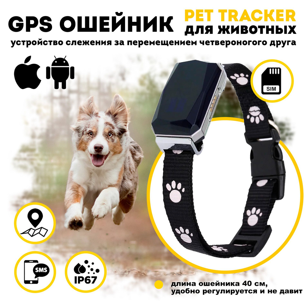 GPS-трекер для питомца G12P, с GPS купить по выгодной цене в  интернет-магазине OZON (1027940027)