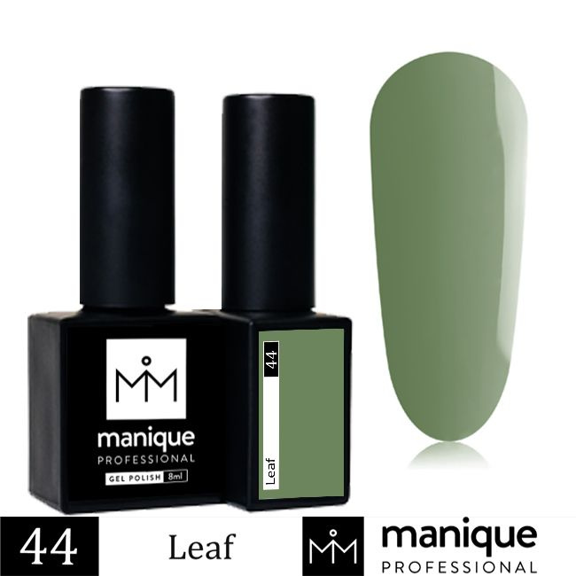 MANIQUE/ Гель лак для ногтей Terre Leaf 44 оливковый 8 мл #1