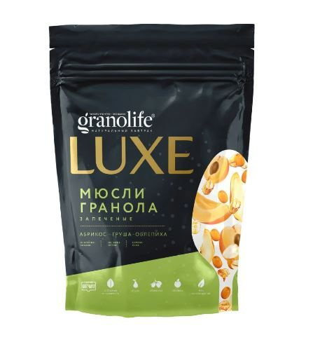 Гранола Granolife Luxe Абрикос-Груша-Облепиха-Орехи-Семена Льна, 300г  #1