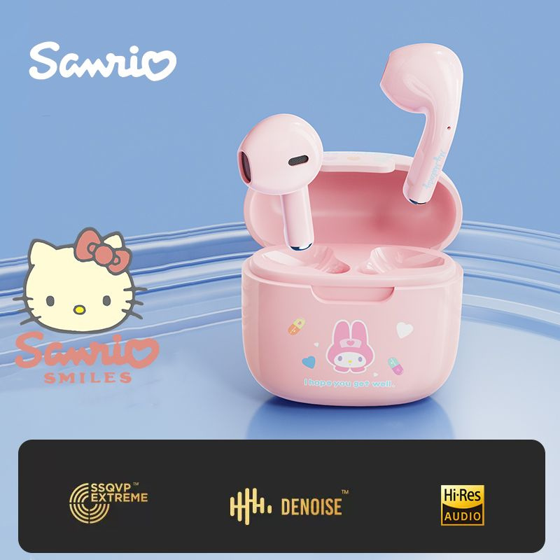 Sanrio My Melody беспроводные наушники Моя Мелодия Наушники Bluetooth от Санрио  #1