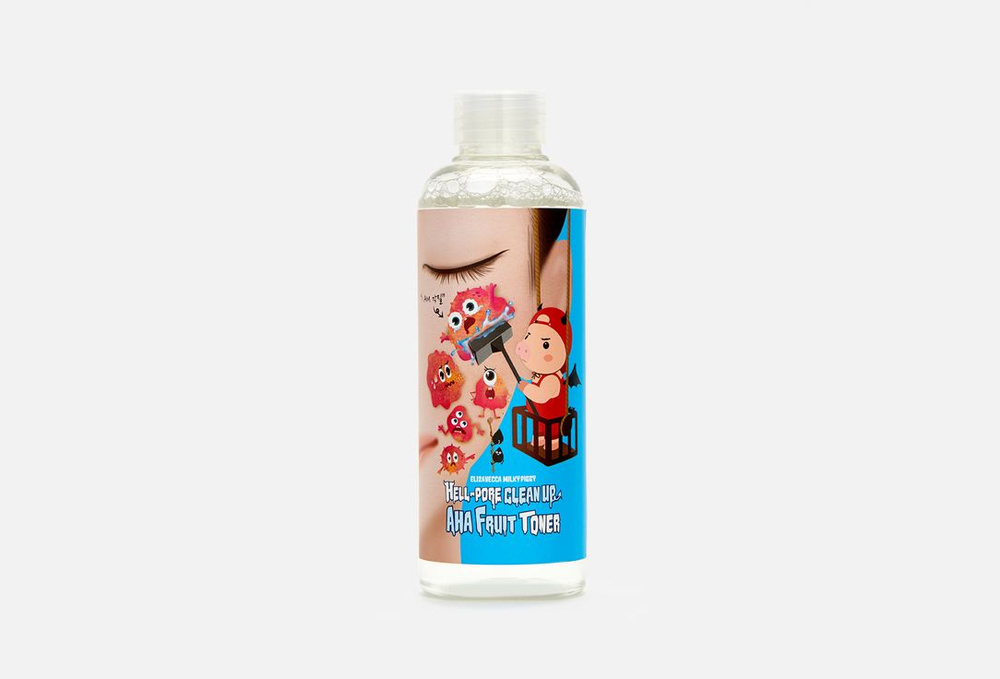 Тонер для лица c кислотами Elizavecca Milky Piggy Hell-Pore Clean Up AHA Fruit Toner, 200 мл  #1