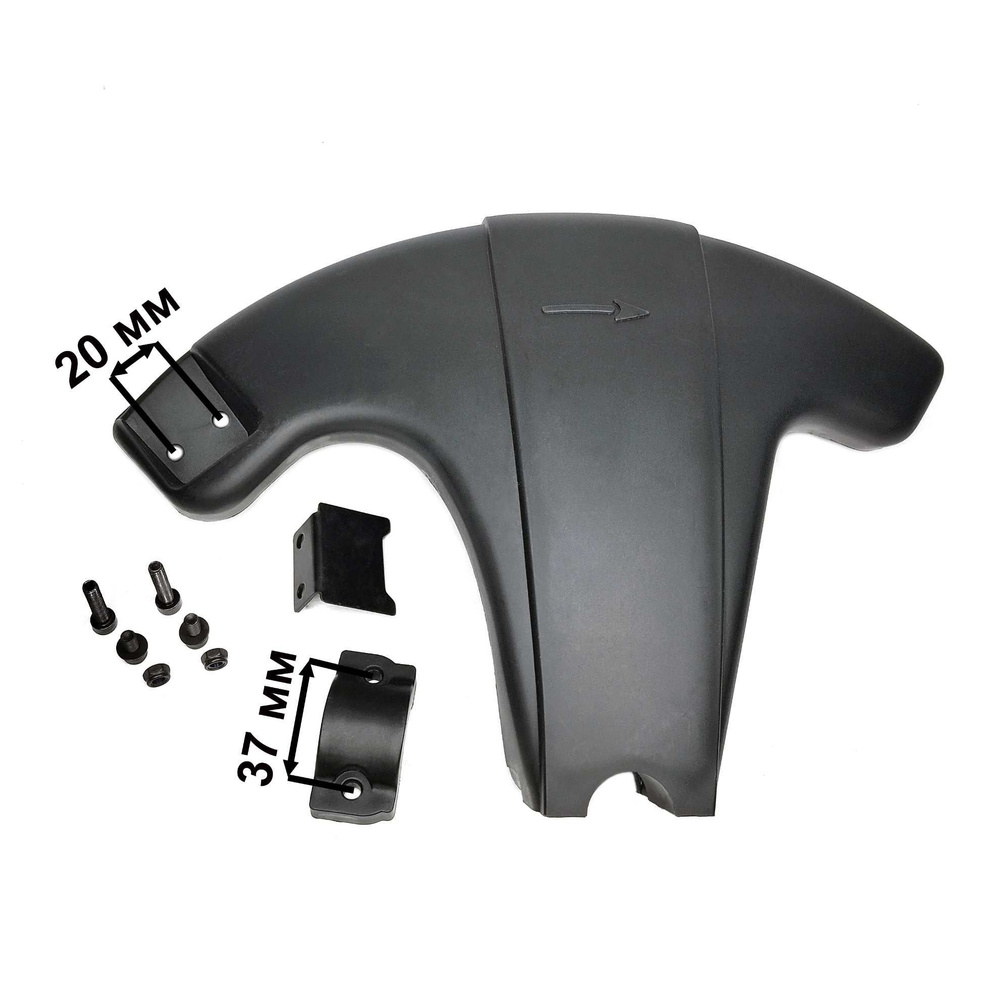 Защитный кожух для электротриммера под изогнутую штангу с диаметром 25 ...