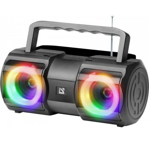 Беспроводная колонка Defender Beatbox, 20 Вт,LED. bluetooth 5.1, FM, MP3, MicroSD.встроенный аккумулятор #1