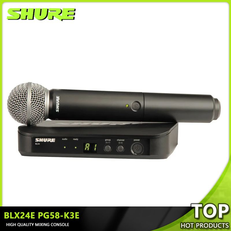 Shure Микрофон для живого вокала BLX24E/PG58, черный #1