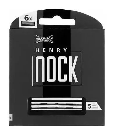 Wilkinson Sword HENRY NOCK / Сменные кассеты для бритвы HENRY NOCK, 6 шт. (крепление Quattro)  #1