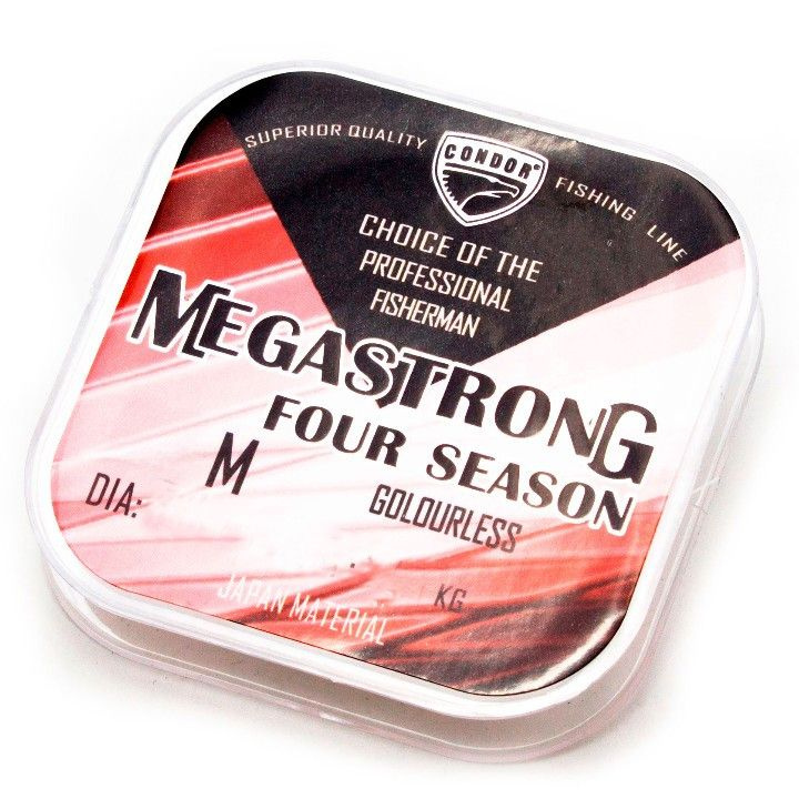 Megastrong Four Season d-0,22 мм, L-100 м, разрывная нагрузка 6,80 кг 10 шт #1