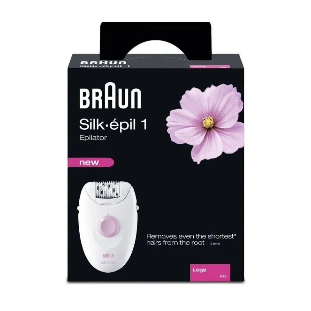 Braun Эпилятор Silk-epil 1 1170, проводной, сухого использования #1