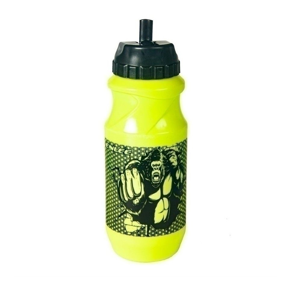 Велобутылка Enlee RR-20 Gorilla Yellow 0,6 л, желтая #1