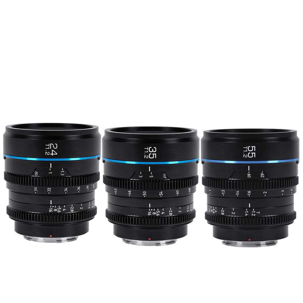 Комплект объективов Sirui Nightwalker 24/35/55mm T1.2 S35 E-mount