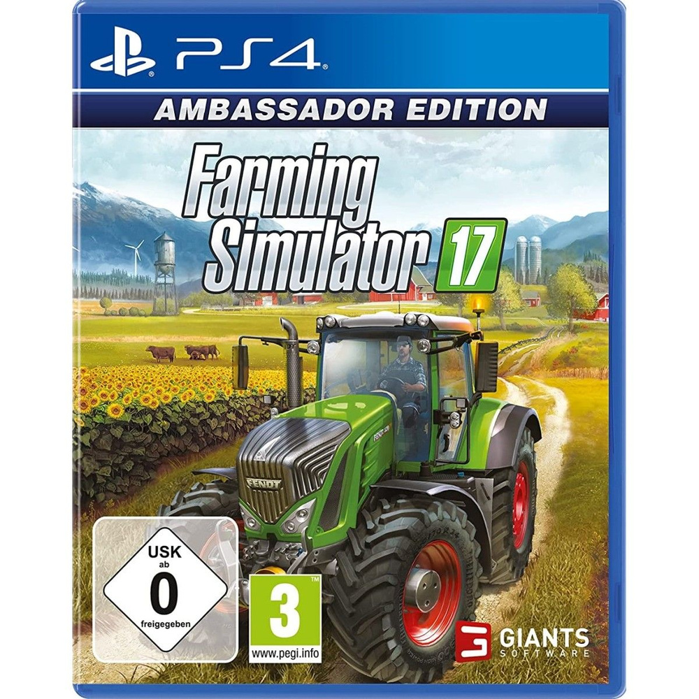 Игра Farming Simulator 17. Ambassador Edition (PlayStation 4, Английская  версия) купить по низкой цене с доставкой в интернет-магазине OZON  (1519932103)